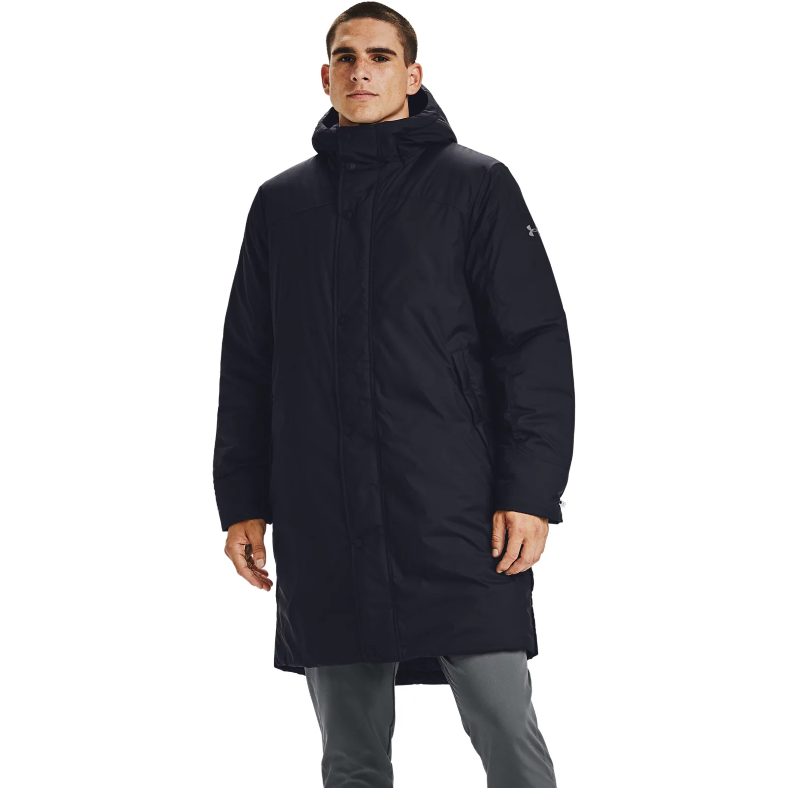 

Куртка мужская Under Armour Insulated Bench Coat черная L, Insulated Bench Coat