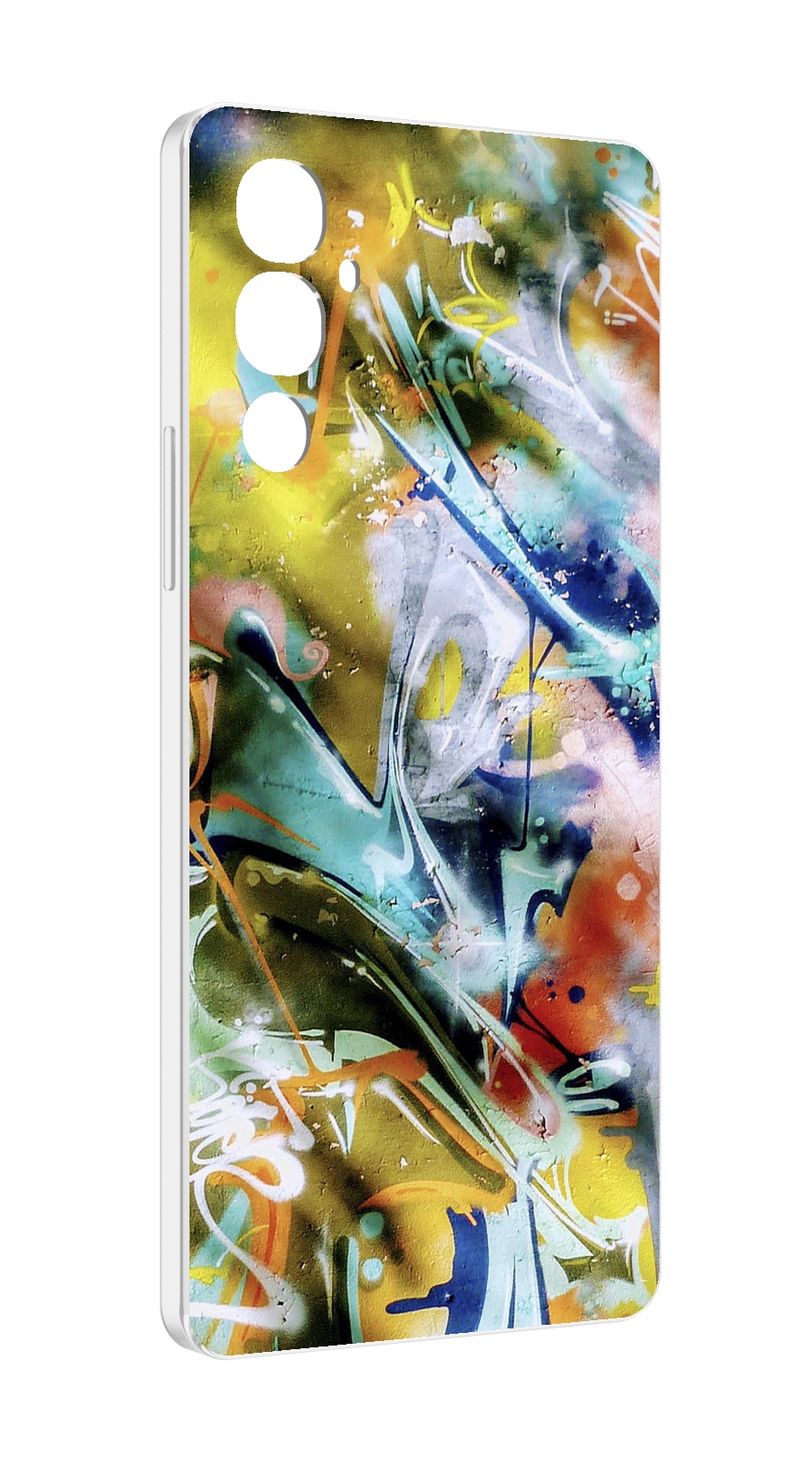 

Чехол MyPads граффити-хаос для Tecno Pova 4, Прозрачный, Tocco