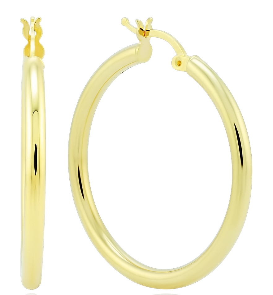 

Серьги конго из желтого золота MOSTAR JEWELLERY KP008-35, KP008-35