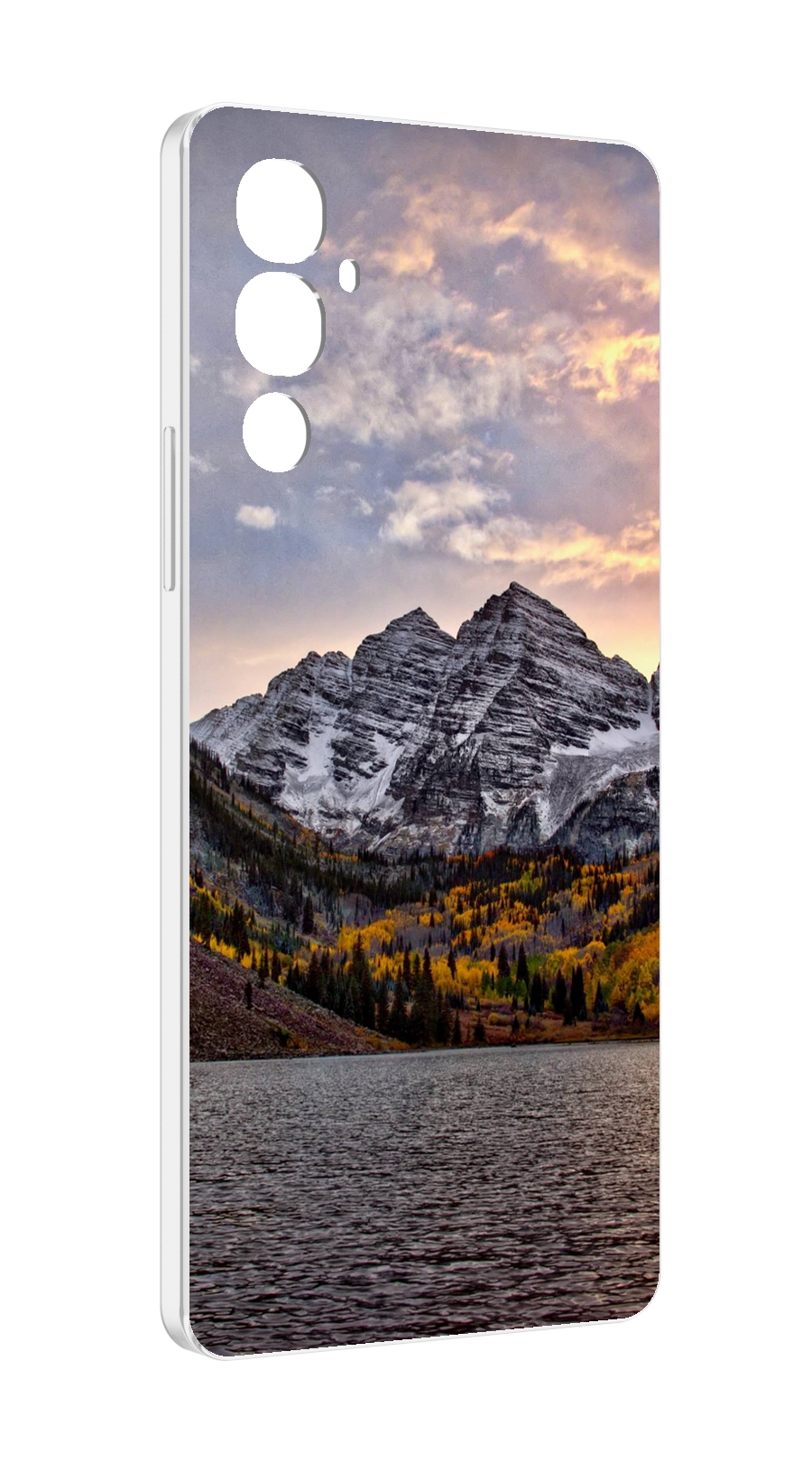 

Чехол MyPads горы-колорадо для Tecno Pova 4, Прозрачный, Tocco