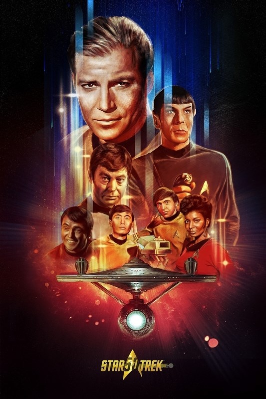 

Постер к сериалу "Звездный путь" (Star Trek) Оригинальный 50,8x76,2 см