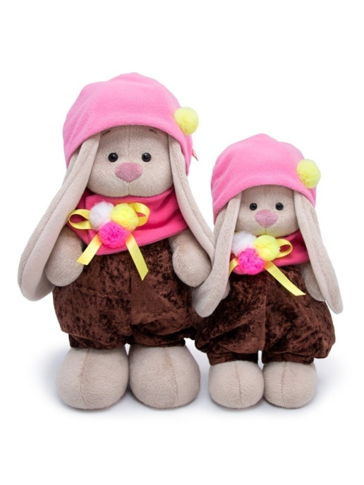 фото Мягкая игрушка budi basa зайка ми в штанишках и снуде размер 25 см bb06353