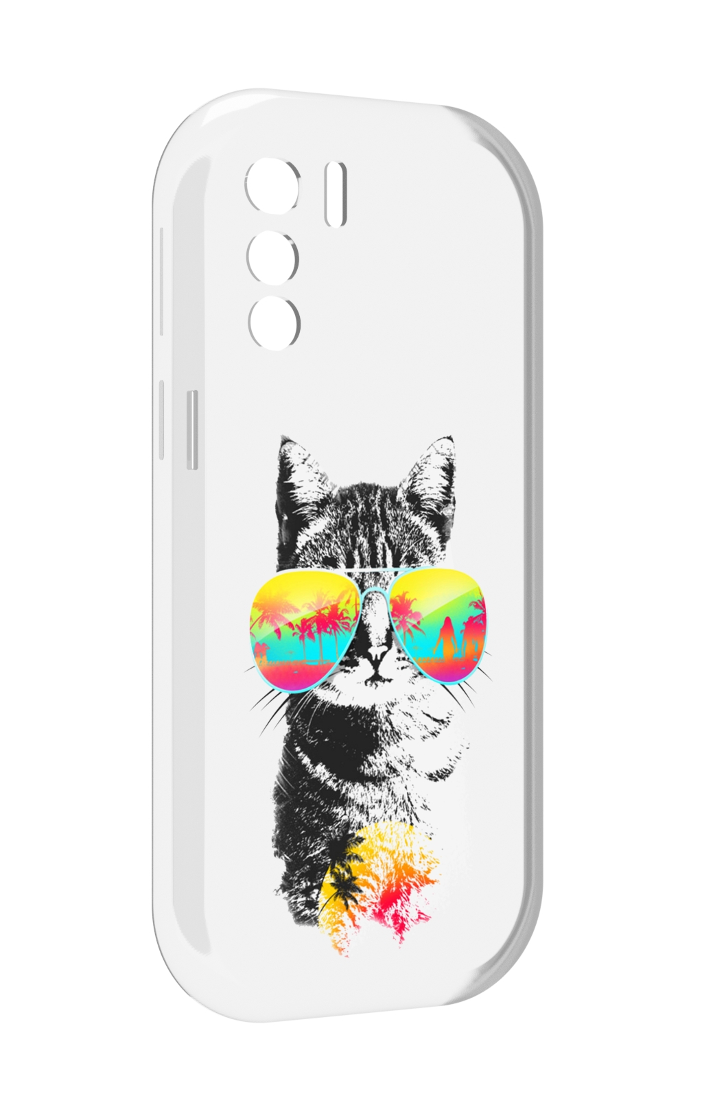 

Чехол MyPads крутой кот для UleFone Note 13P, Прозрачный, Tocco