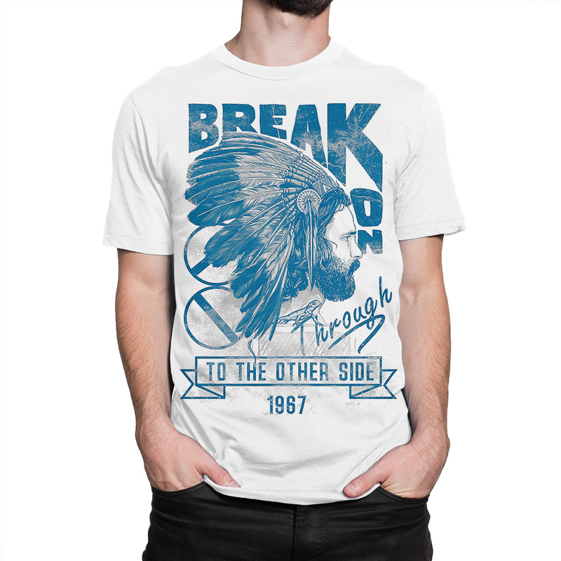 

Футболка мужская Dream Shirts Джим Моррисон белая S, Белый, Джим Моррисон