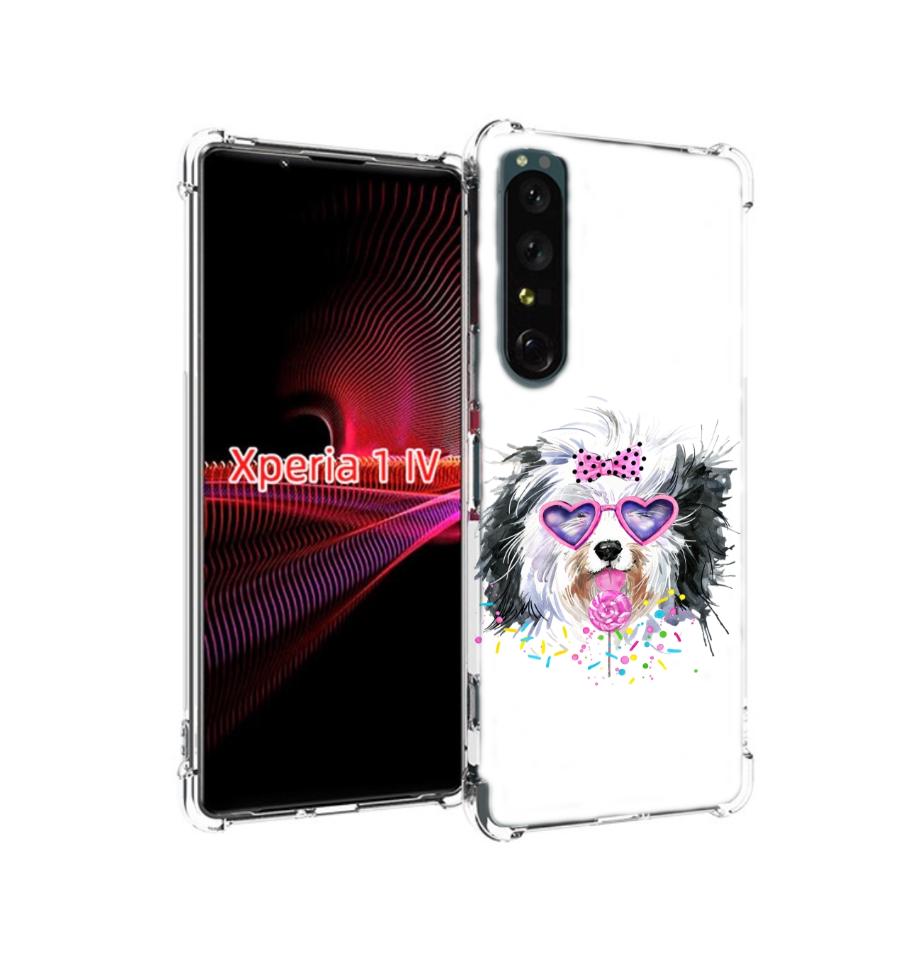 

Чехол накладка MyPads пушистик для Sony Xperia 1 IV, Прозрачный, Tocco
