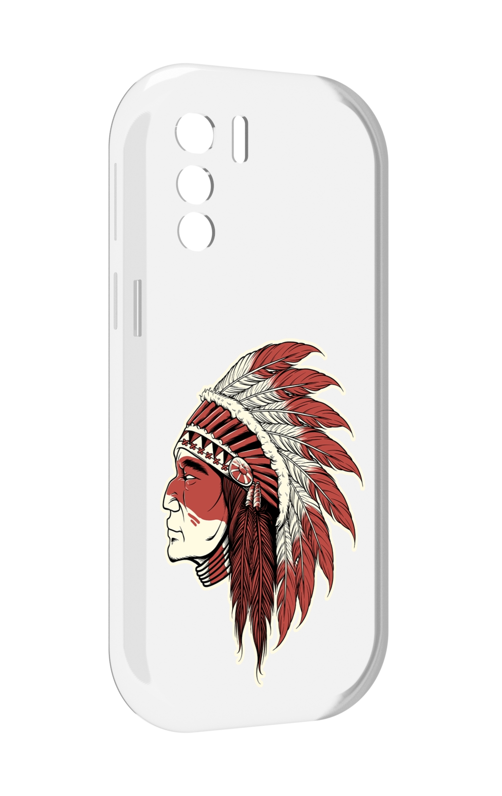 

Чехол MyPads красный индеец для UleFone Note 13P, Прозрачный, Tocco