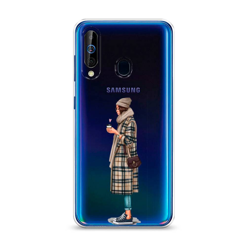 

Чехол на Samsung Galaxy A60 "Утренний кофе", Коричневый;бежевый, 28250-6