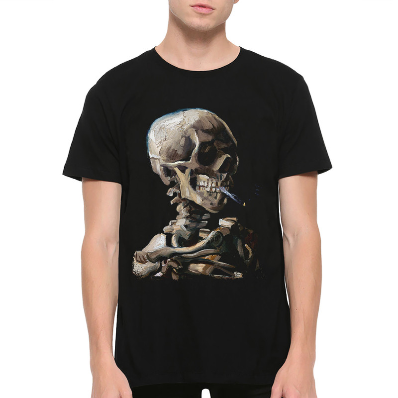 

Футболка мужская Dream Shirts Ван Гог - Скелет черная S, Черный, Ван Гог - Скелет