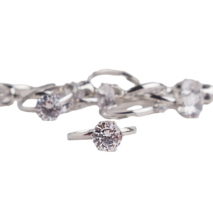 

Кольцо детское Выбражулька бриллиант как у мамы цвет белый 4454916, Разноцветный