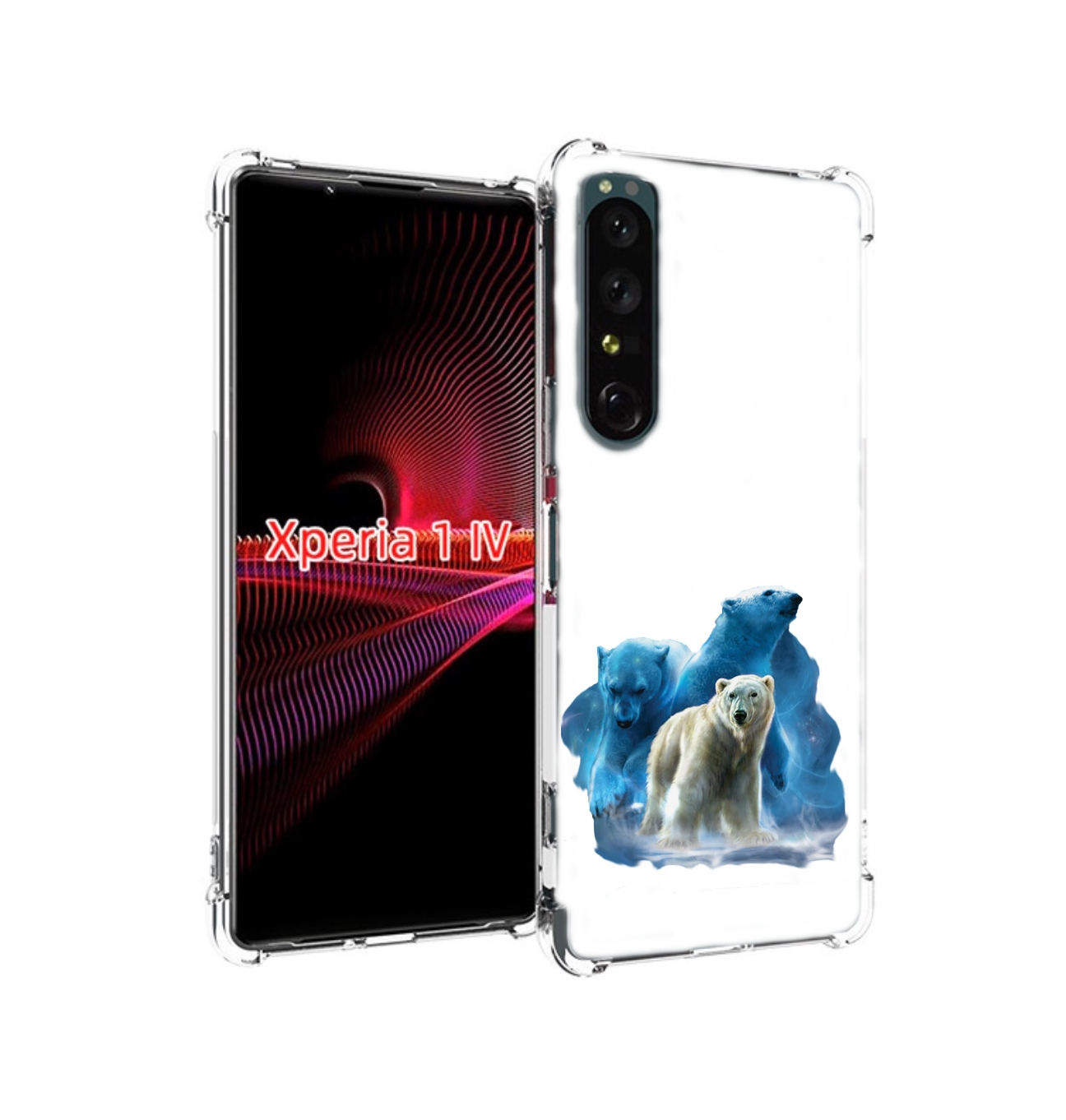 

Чехол накладка MyPads полярный медведь для Sony Xperia 1 IV, Прозрачный, Tocco