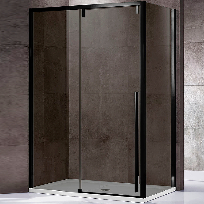 

Душевой уголок Vincea Lugano VSR-1L9012CGB-1 120х90 см, профиль черный, стекло серое