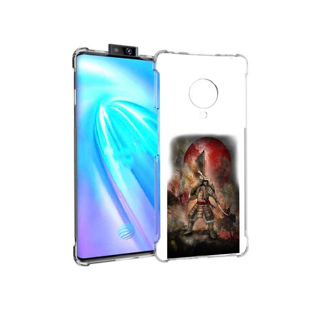

Чехол MyPads Tocco для Vivo NEX 3 китайскийвоин (PT136035.381.388), Прозрачный, Tocco