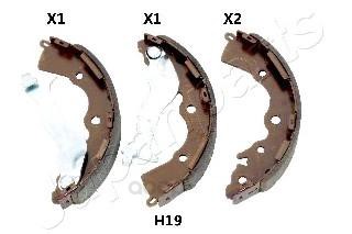 Колодки тормозные барабанные 203.2x32 Japanparts GF-H19AF