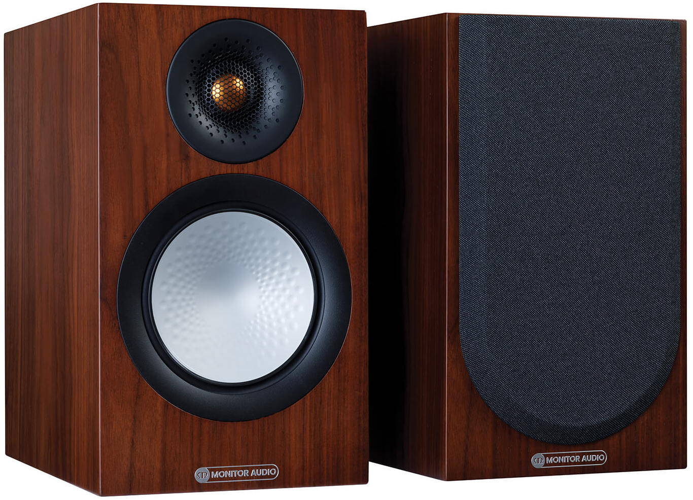 фото Полочная акустика monitor audio silver 50 7g natural walnut