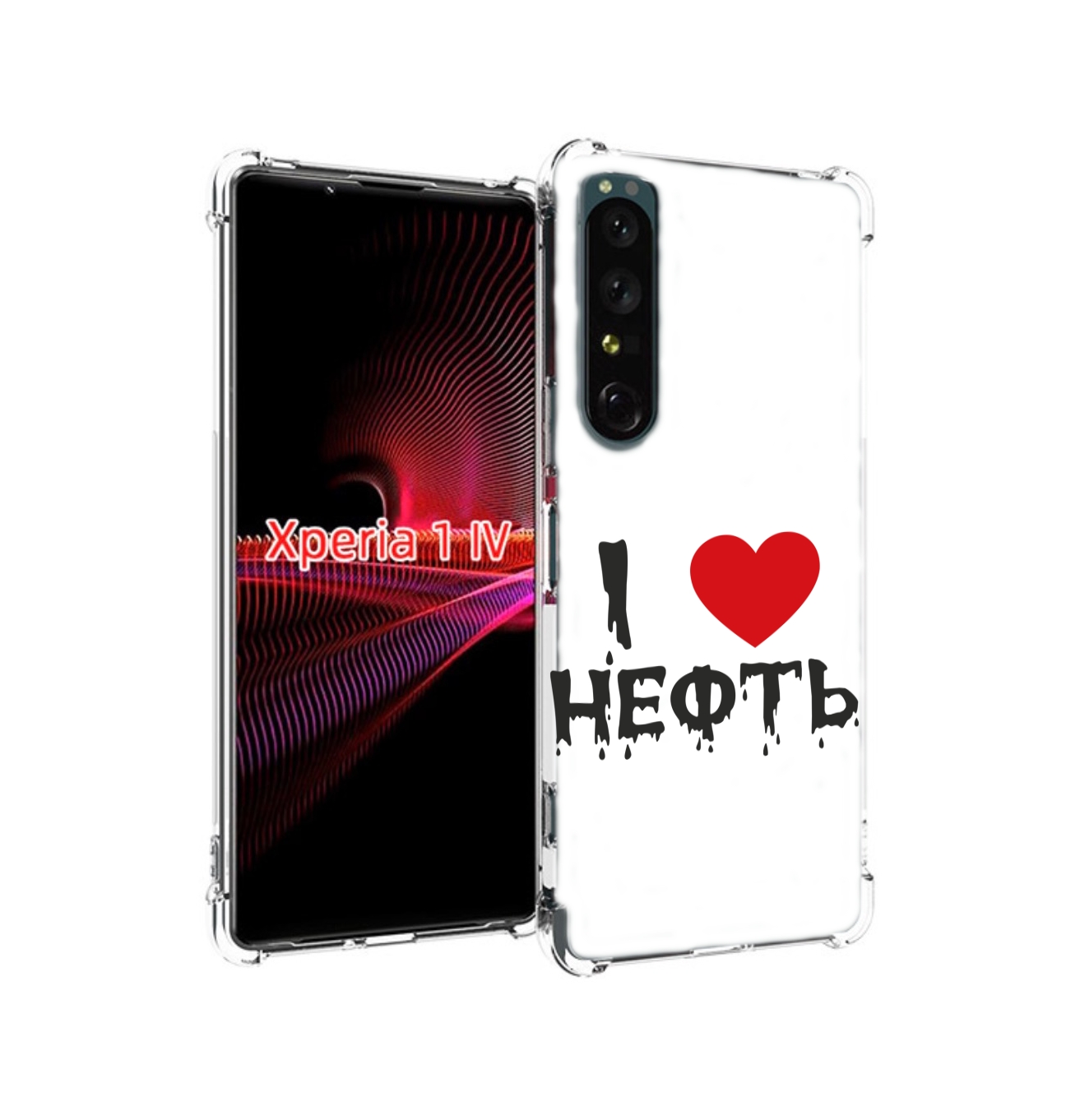 

Чехол накладка MyPads нефть для Sony Xperia 1 IV, Прозрачный, Tocco