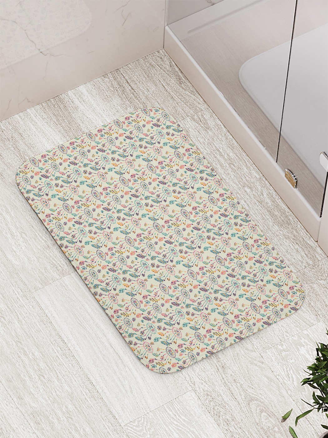 

Коврик противоскользящий для ванной, сауны, бассейна, 77х52 см bath_77779 JoyArty