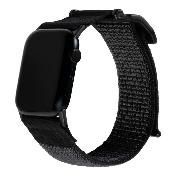 фото Чехол для смарт часов uag active strap 2022 для apple watch 49/45/44/42мм, graphite