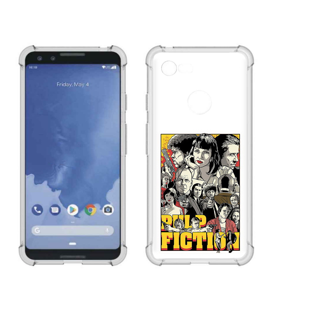 

Чехол MyPads Tocco для Google Pixel 3 комикс картинка, Прозрачный, Tocco