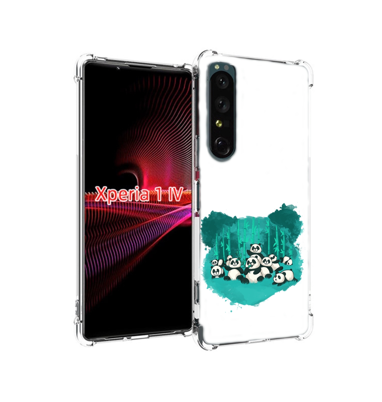 

Чехол накладка MyPads нарисованные панды для Sony Xperia 1 IV, Прозрачный, Tocco
