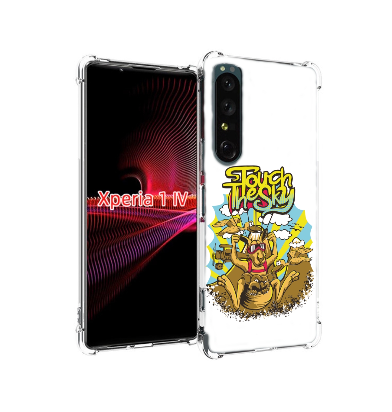 Чехол накладка MyPads нарисованное кенгуру комикс для Sony Xperia ...