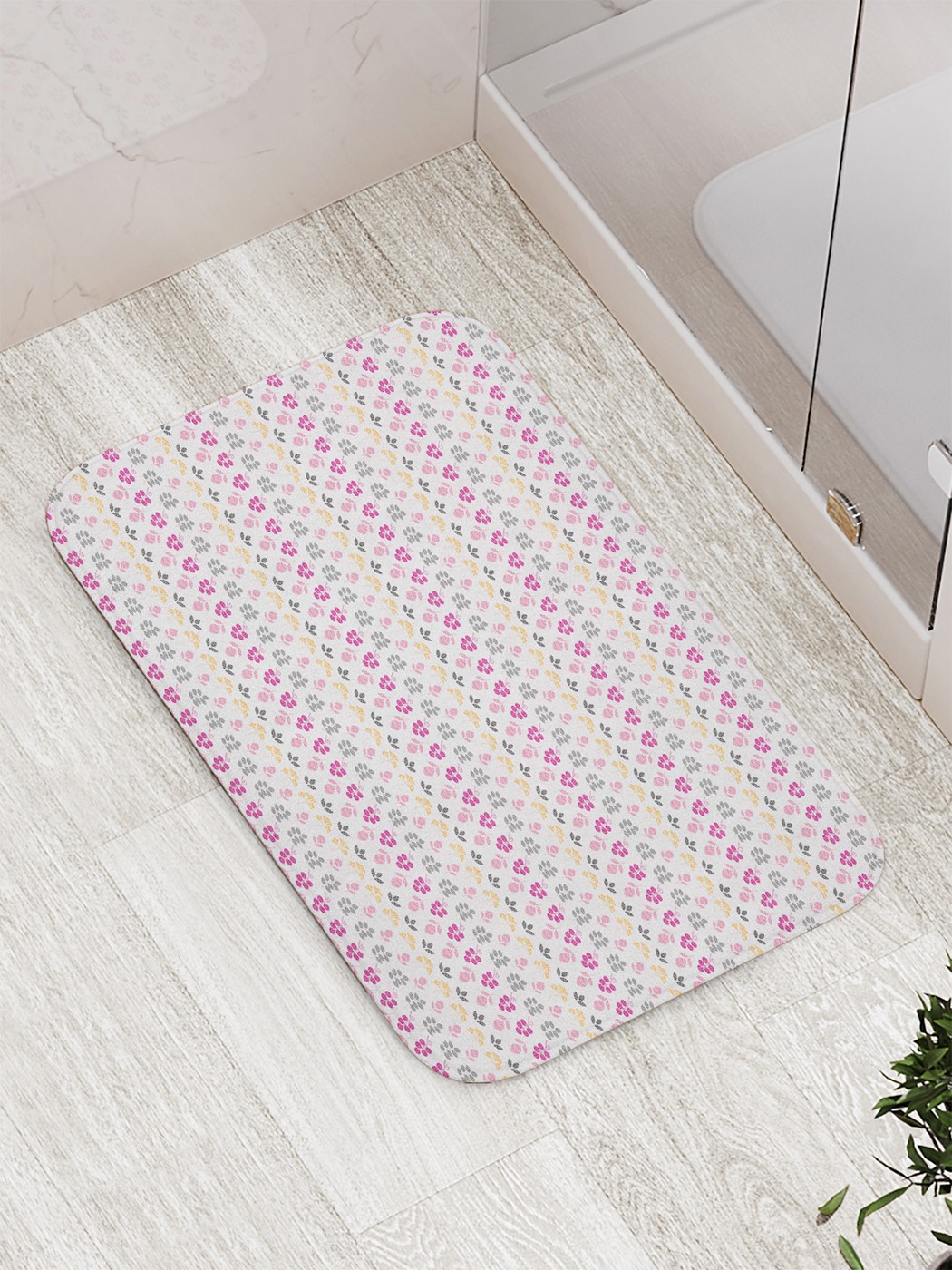 

Коврик противоскользящий для ванной, сауны, бассейна, 77х52 см bath_77709 JoyArty
