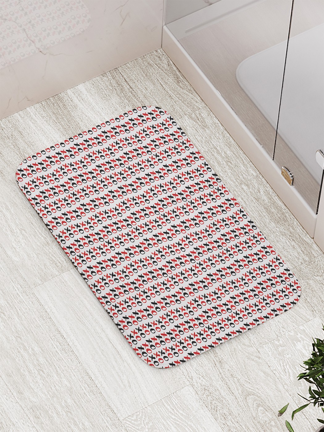 

Коврик противоскользящий для ванной, сауны, бассейна, 77х52 см bath_77706 JoyArty