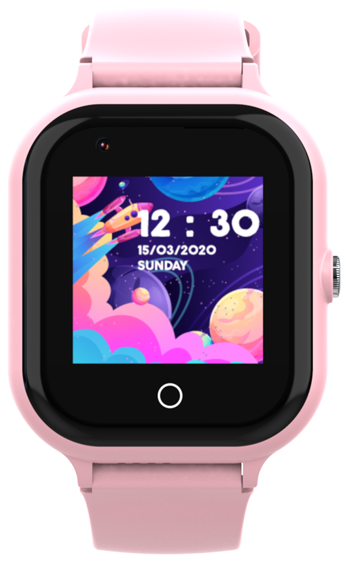 фото Смарт-часы для детей wonlex kt24s 4g (розовый) + приложение в подарок где мои дети