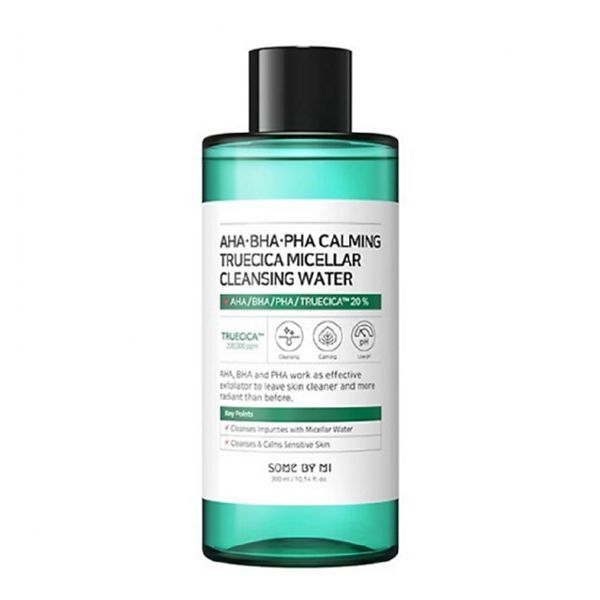 Мицеллярная вода Some By Mi с кислотами AHA-BHA-PHA Calming Truecica Micellar Cleansing