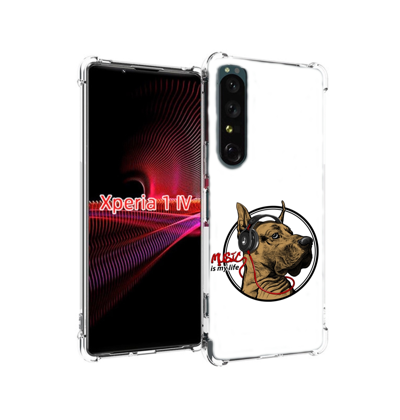 

Чехол накладка MyPads музыкальная собака для Sony Xperia 1 IV, Прозрачный, Tocco