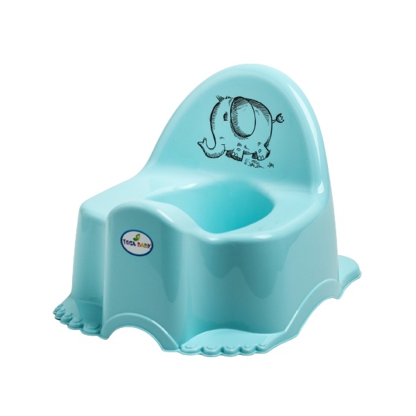 

Горшок Tega Baby туалетный детский Слон цвет бирюзовый 4790823