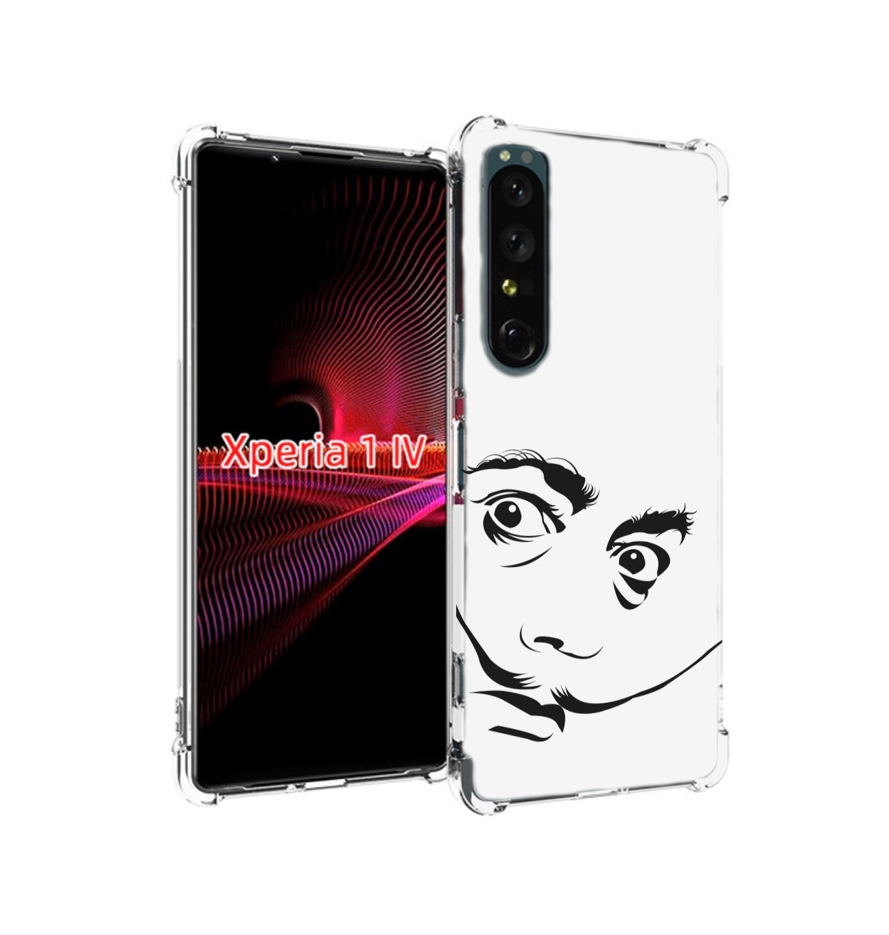 

Чехол накладка MyPads мужчина с длинными усами для Sony Xperia 1 IV, Прозрачный, Tocco