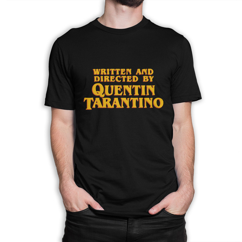 

Футболка мужская Dream Shirts Directed By Quentin Tarantino черная S, Черный, Directed By Quentin Tarantino