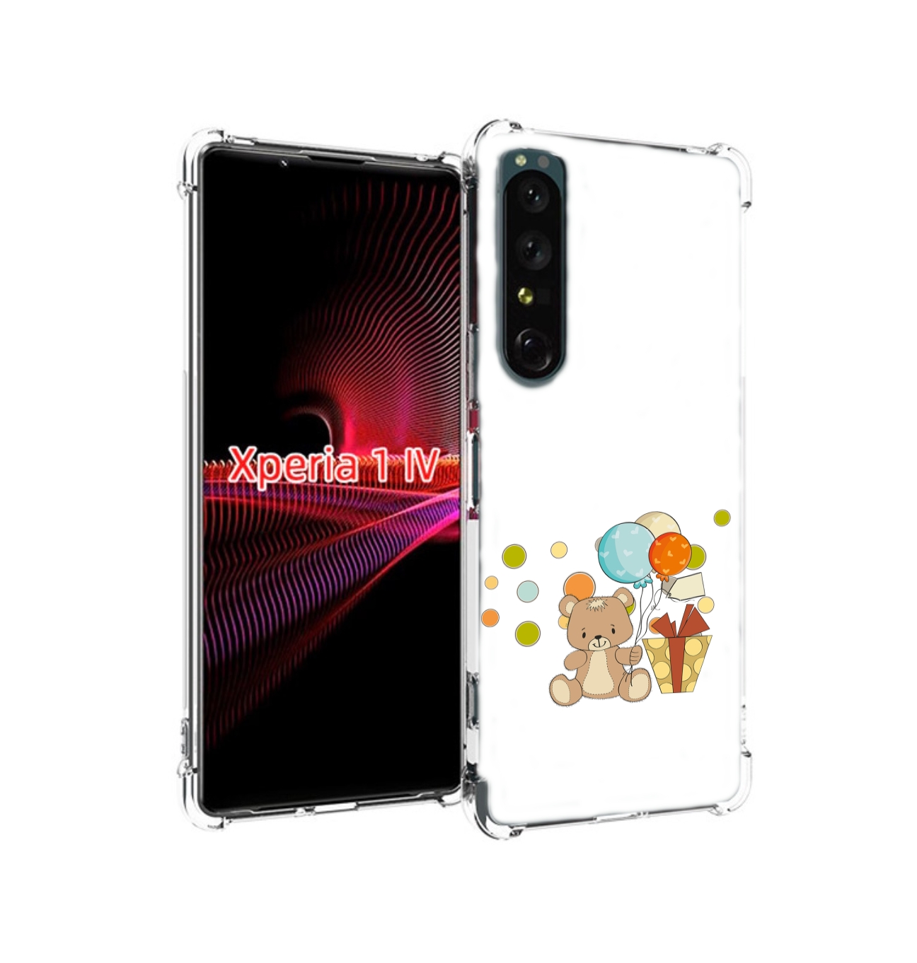 

Чехол накладка MyPads медвеженок с подарком для Sony Xperia 1 IV, Прозрачный, Tocco