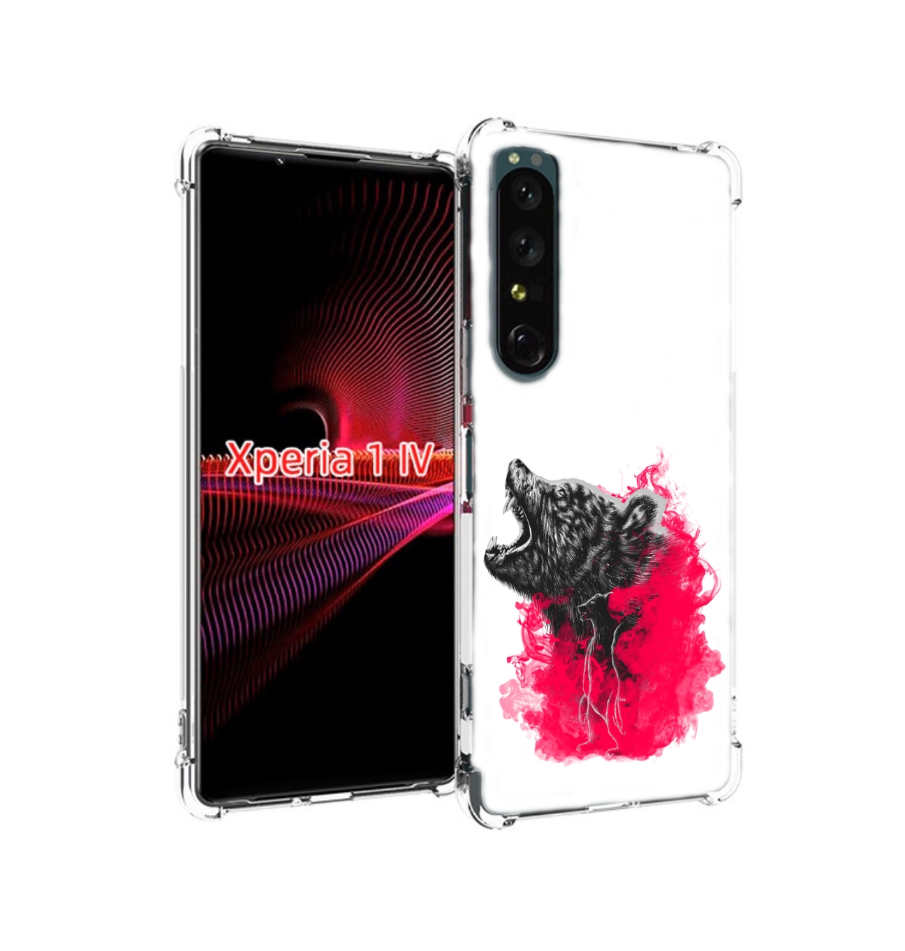 

Чехол накладка MyPads медведь в дымке для Sony Xperia 1 IV, Прозрачный, Tocco