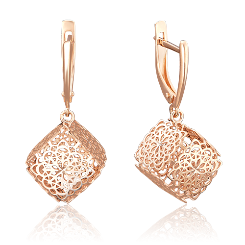 

Серьги из красного золота PLATINA jewelry 02-3792-00-000-1110-48_0, 02-3792-00-000-1110-48_0