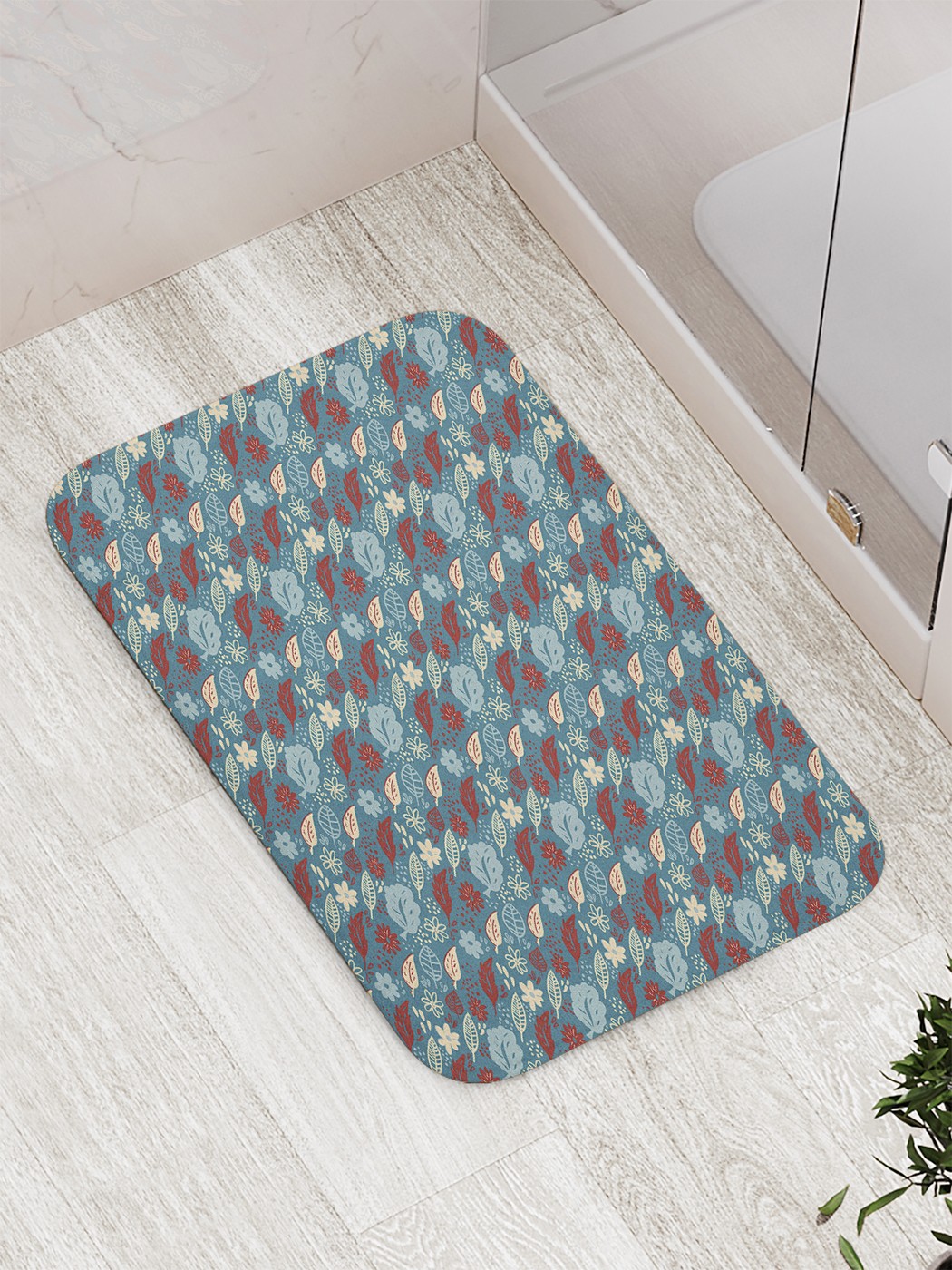 

Коврик противоскользящий для ванной, сауны, бассейна, 77х52 см bath_77536 JoyArty