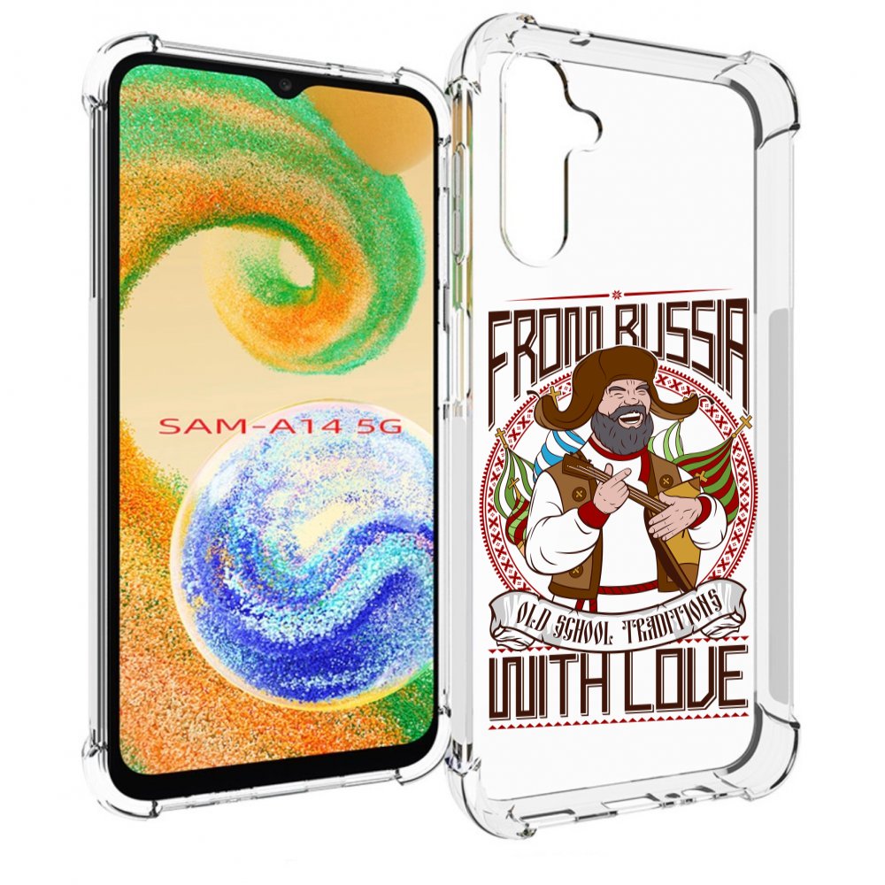 

Чехол MyPads русский мужчина для Samsung Galaxy A14 5G, Прозрачный, Tocco