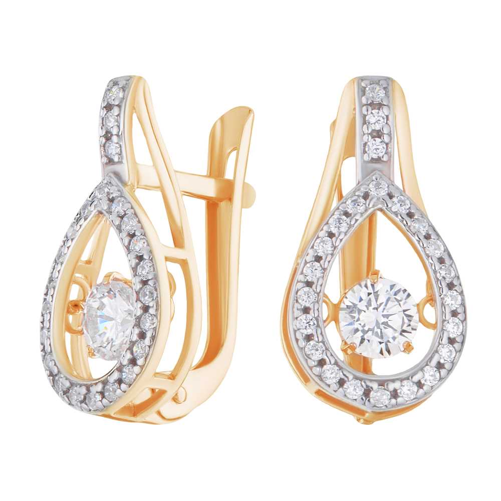 

Серьги из серебра с фианитом ЮВЕЛИР КАРАТ 2125373/91п