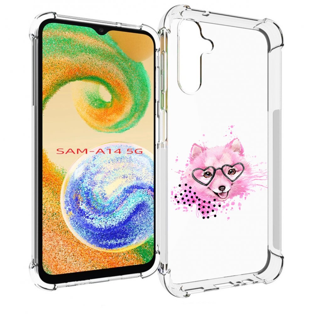

Чехол MyPads розовый волченок для Samsung Galaxy A14 5G, Прозрачный, Tocco