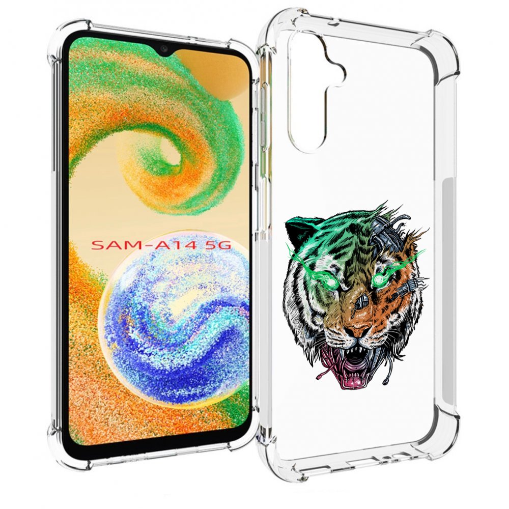 

Чехол MyPads робо-тигр для Samsung Galaxy A14 5G, Прозрачный, Tocco