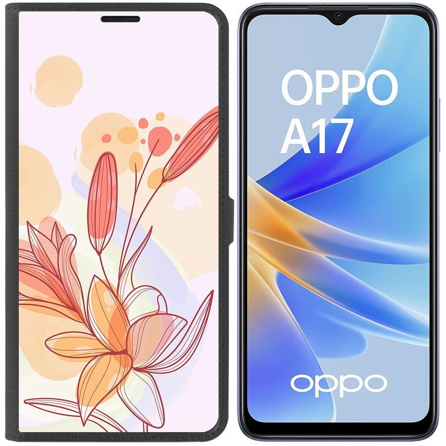 Чехол-книжка Eco Book для Oppo A17 Фантазия