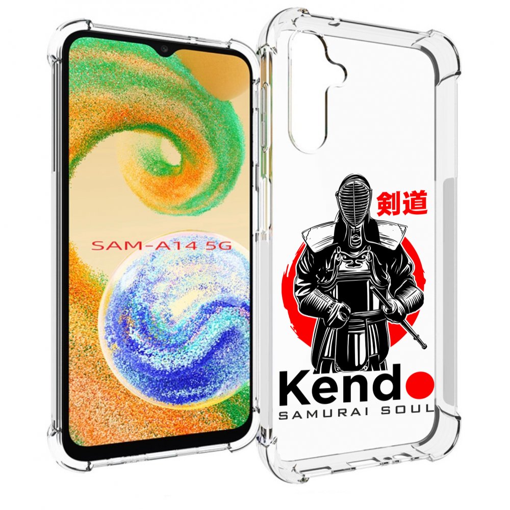 

Чехол MyPads рисованый самурай для Samsung Galaxy A14 5G, Прозрачный, Tocco