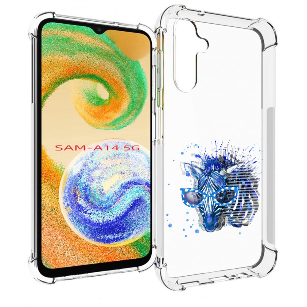 

Чехол MyPads расплывчатая зебра для Samsung Galaxy A14 5G, Прозрачный, Tocco