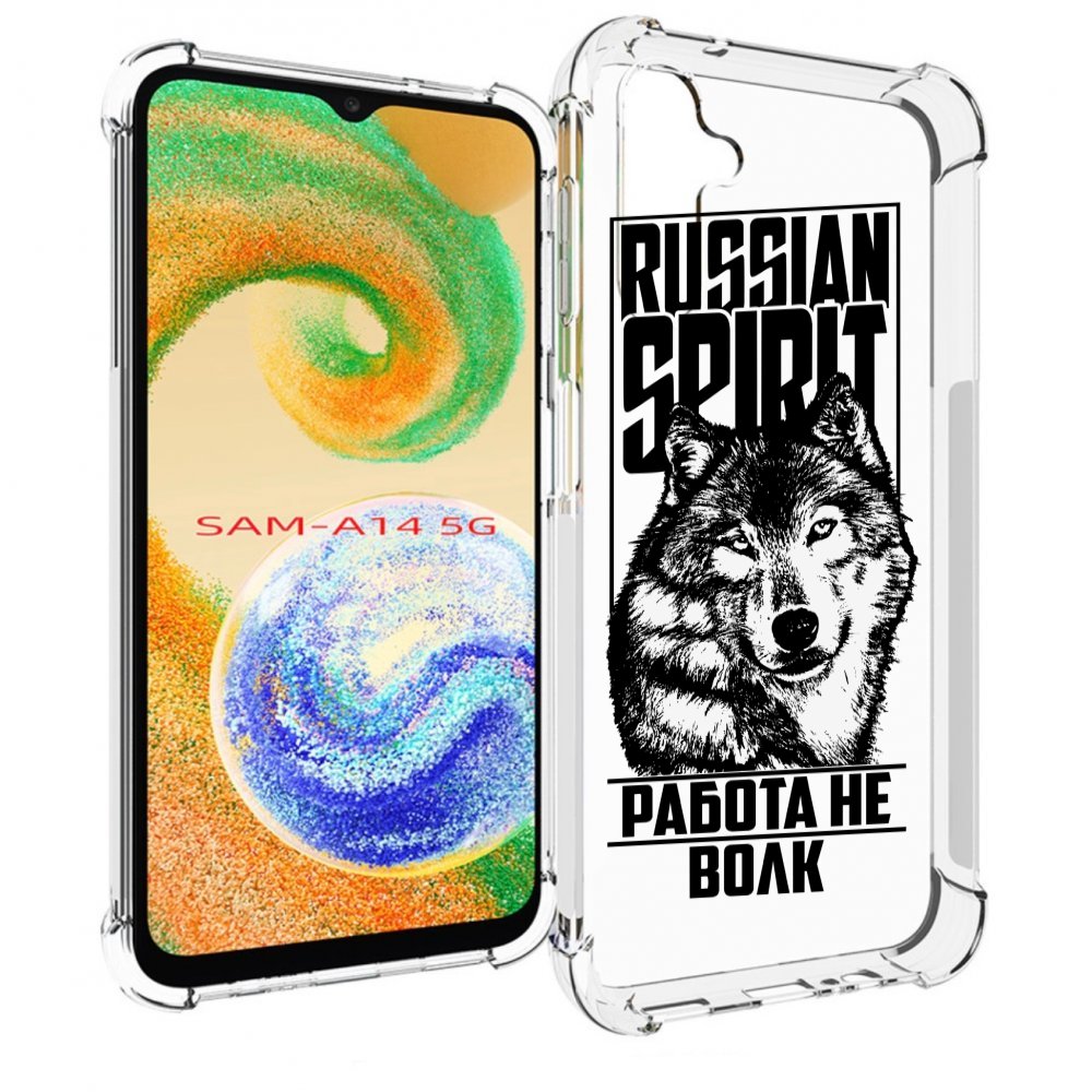 

Чехол MyPads работа не волк для Samsung Galaxy A14 5G, Прозрачный, Tocco