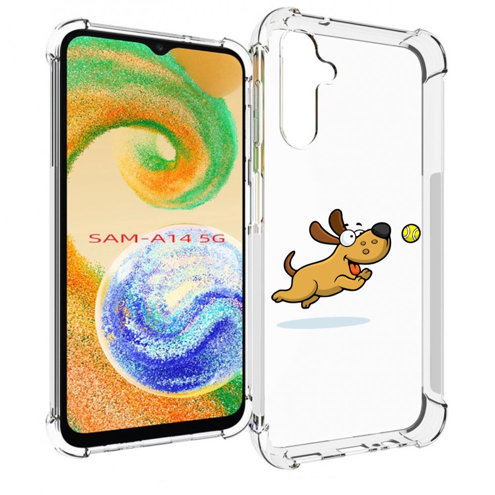 

Чехол MyPads пёсик для Samsung Galaxy A14 5G, Прозрачный, Tocco
