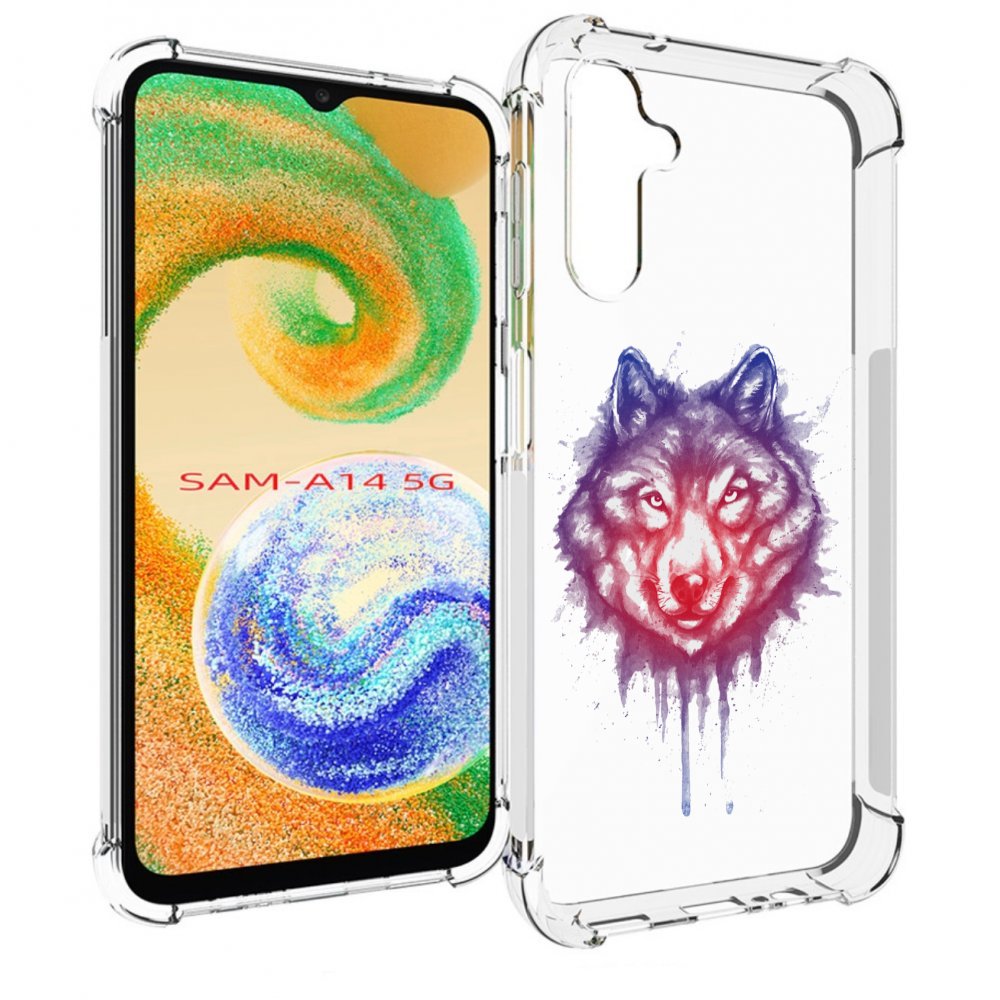 

Чехол MyPads пушистый волк для Samsung Galaxy A14 5G, Прозрачный, Tocco