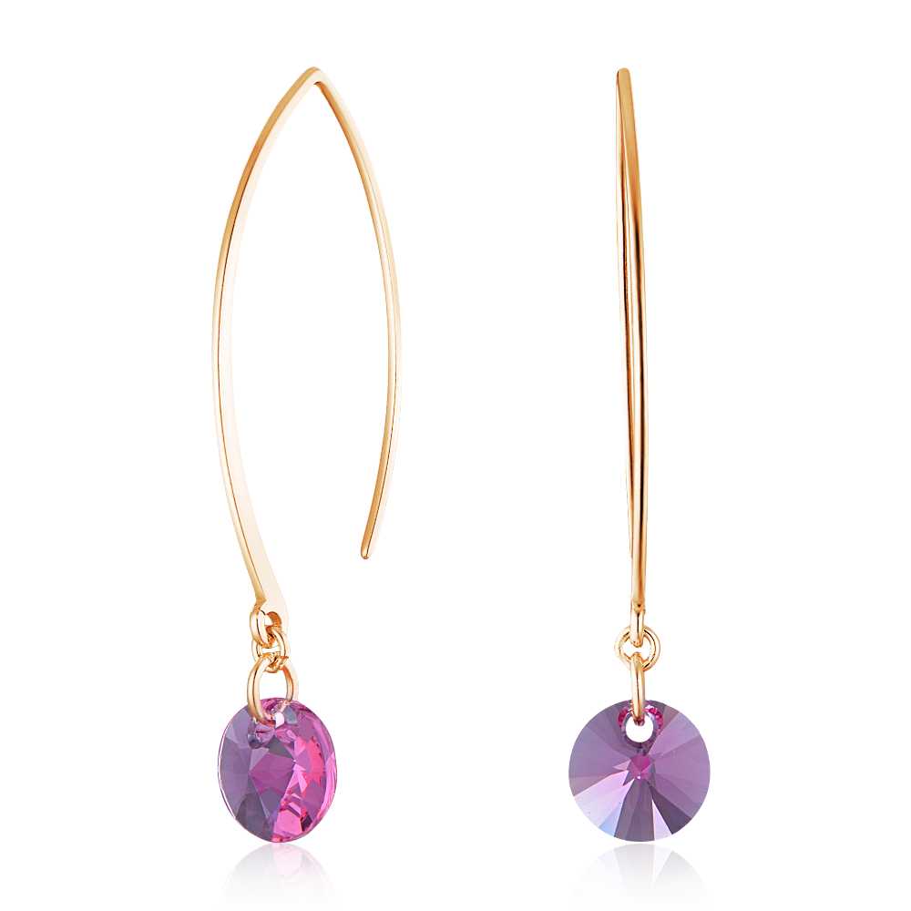

Серьги из серебра со swarovski ЮВЕЛИР КАРАТ 2129433/94п