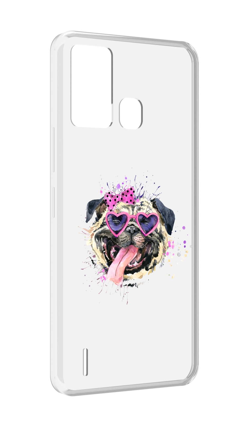 

Чехол MyPads Веселая собака для ITEL S16 / ITEL Vision 1 Pro, Прозрачный, Tocco