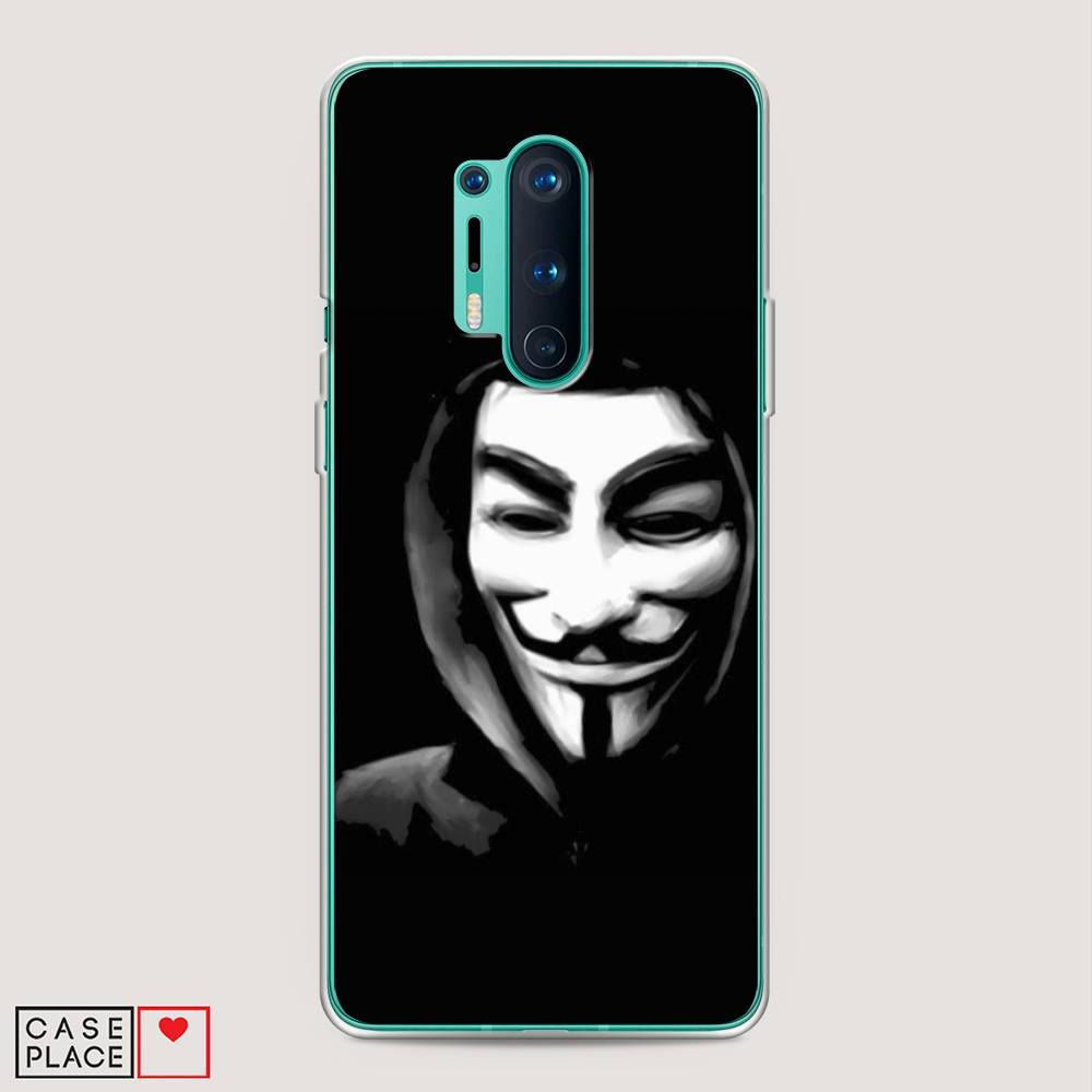 

Чехол Awog на OnePlus 8 Pro / ВанПлас 8 Pro "Анонимус", Черный;серый;белый, 151050-5