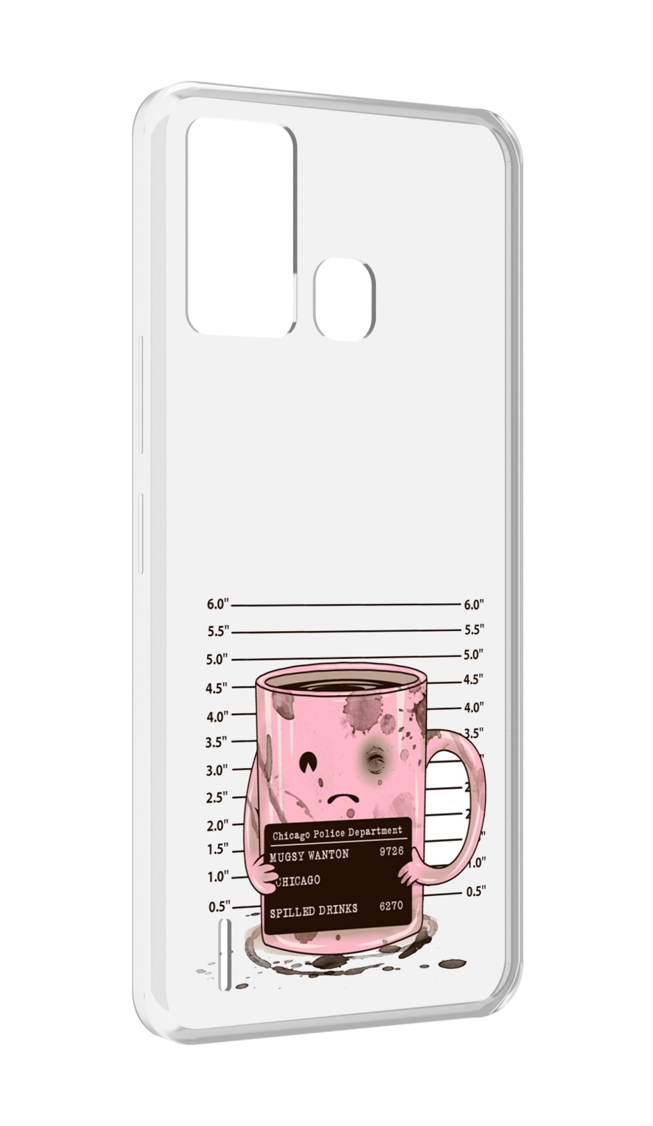 

Чехол MyPads кружка для ITEL S16 / ITEL Vision 1 Pro, Прозрачный, Tocco